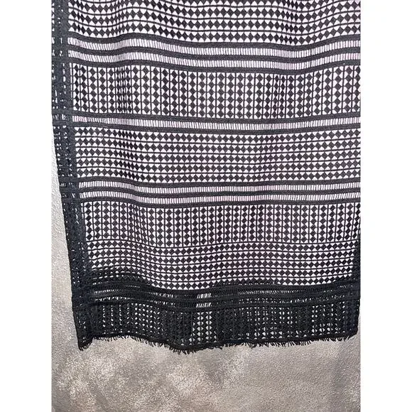 LK Bennett Maddox Professional Wednesday Dark Academia Office Lace Pencil Skirt - Picture 3 of 11